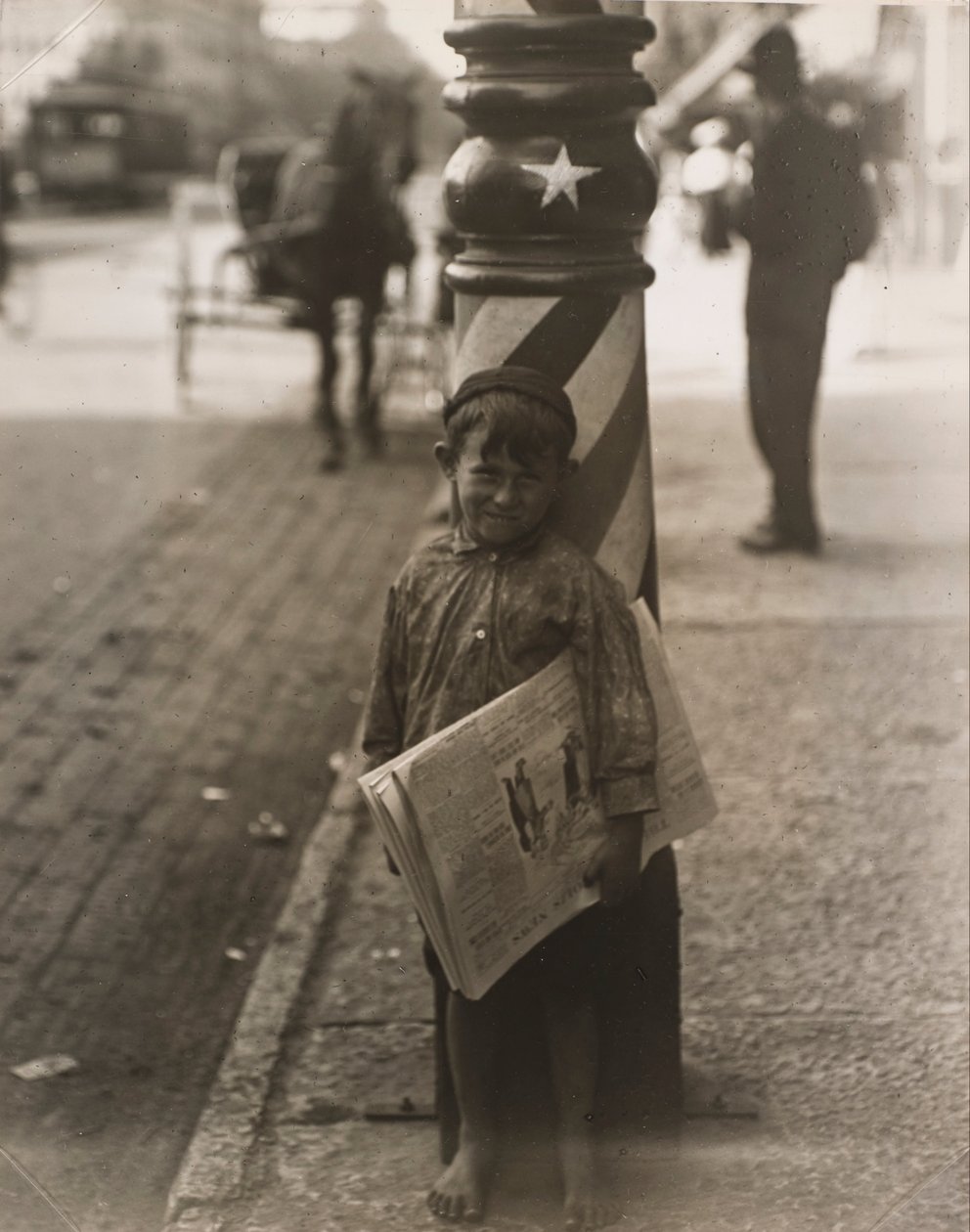 Malý holicí strojek, Indianapolis od Lewis Wickes Hine