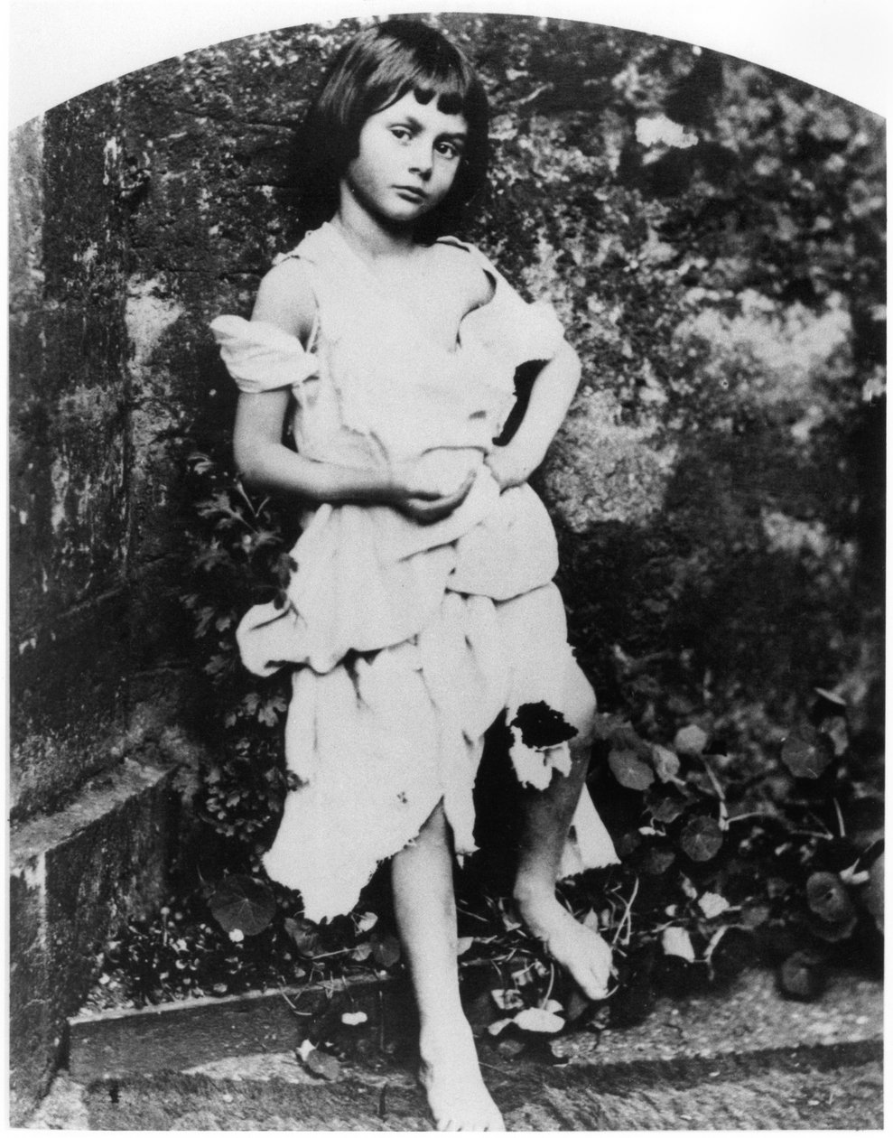 Alice Pleasance Liddell (1852-1934) jako žebračka od Lewis Carroll