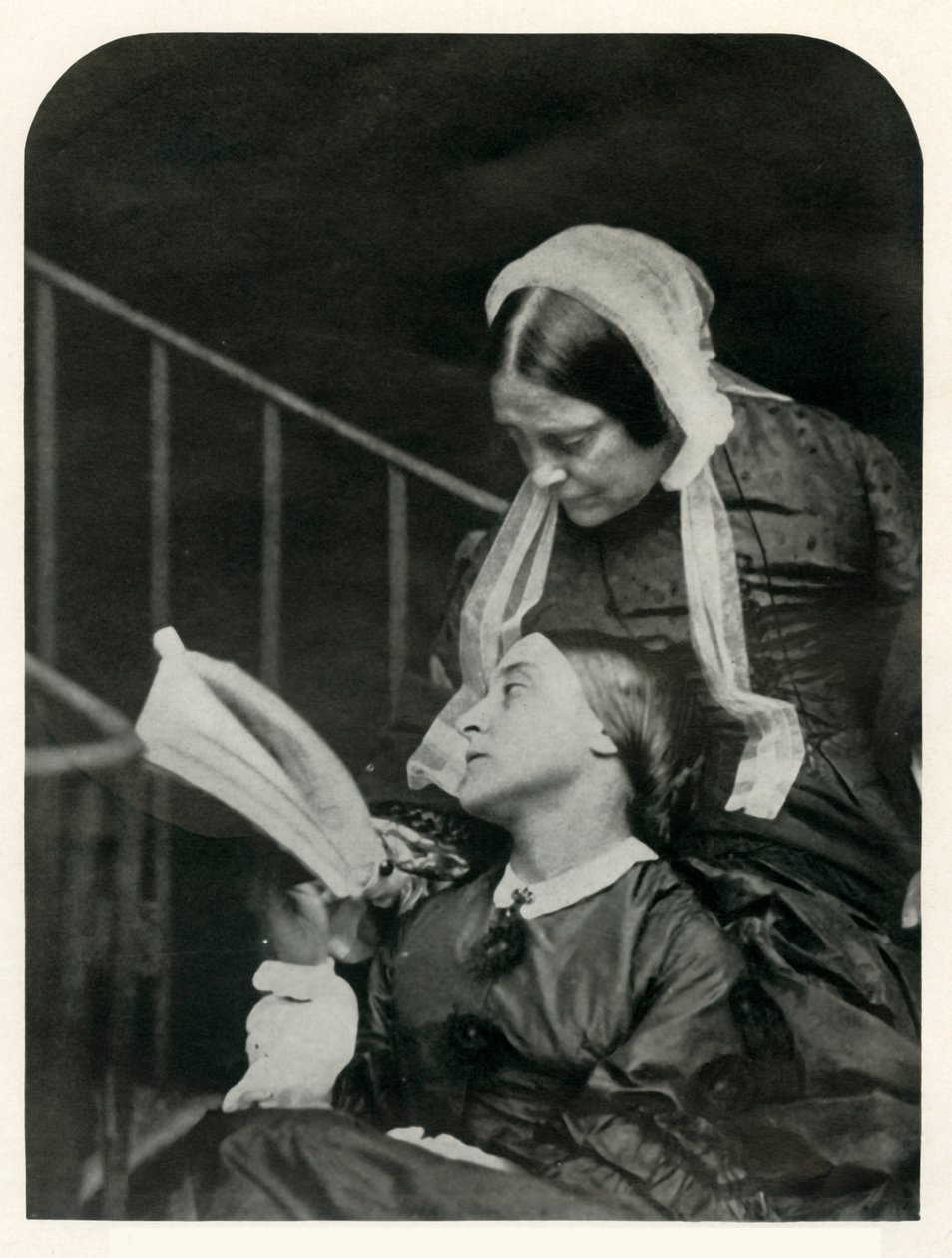 Christina Rossetti a její matka Frances Rossetti, 1863, 1948. od Lewis Carroll