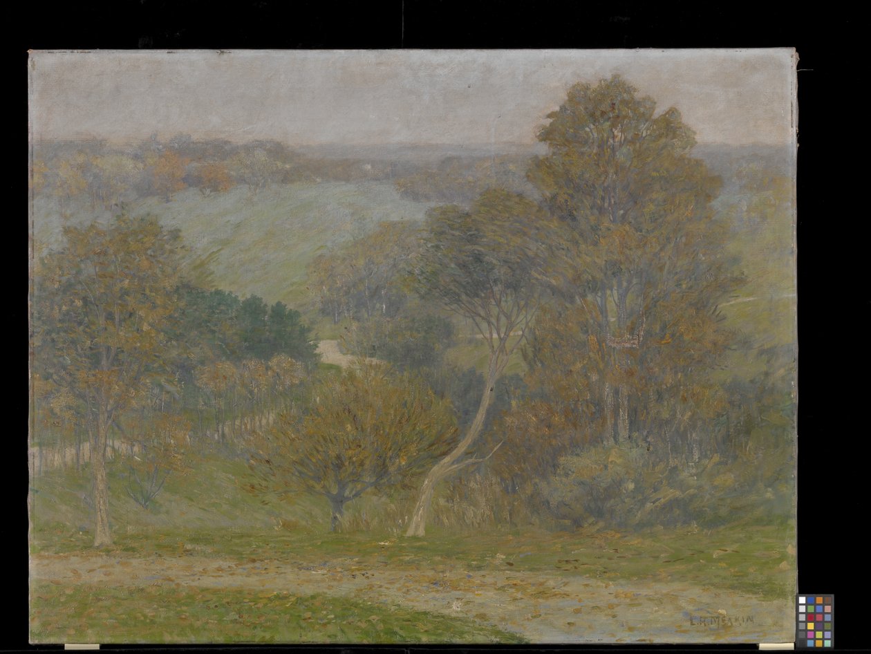Hill And Hollow (olej na plátně) od Lewis Henry Meakin