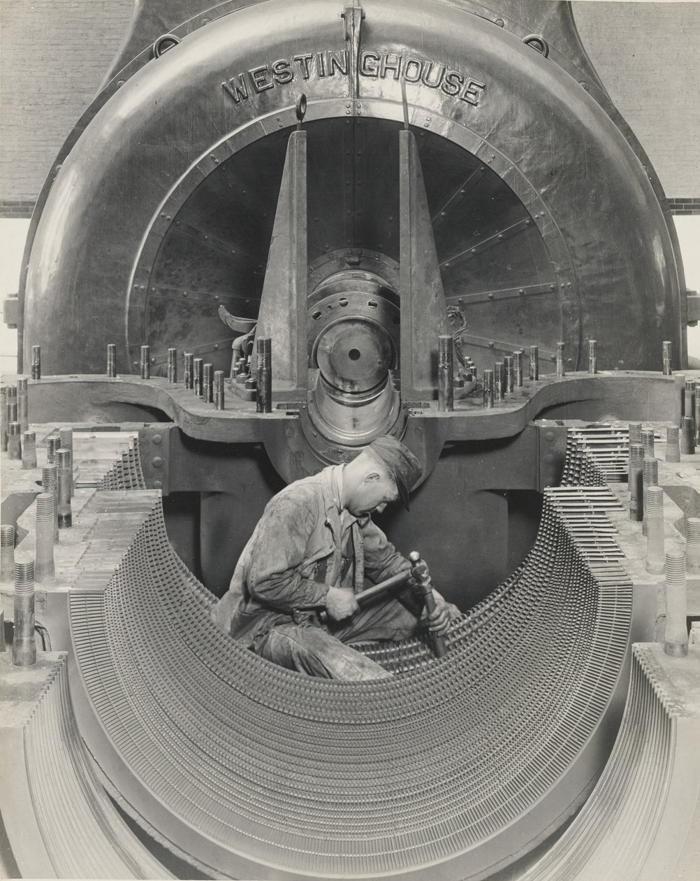 Srdce turbíny od Lewis W. Hine