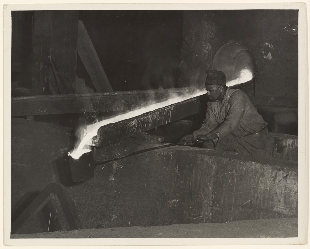 [pomocník formíře, Baldwin Locomotive Works, Eddystone, Pennsylvania]. od Lewis W. Hine