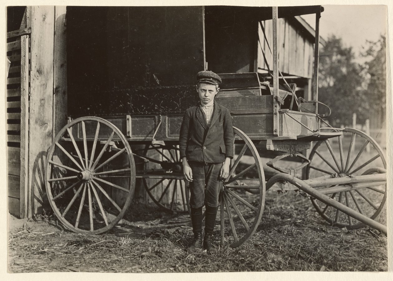 [Orley Shrouce, 10 let, 8 Ozark Mill, Gastonia, Severní Karolína] od Lewis W. Hine