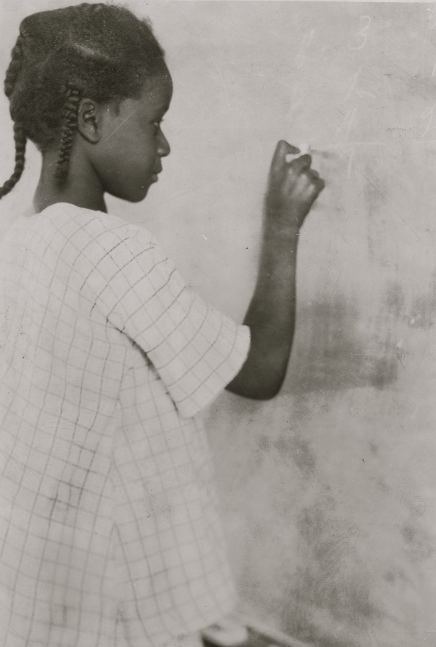 Žák v Pleasant Green School - Pocahontas County, Západní Virginie 1921 od Lewis Wickes Hine