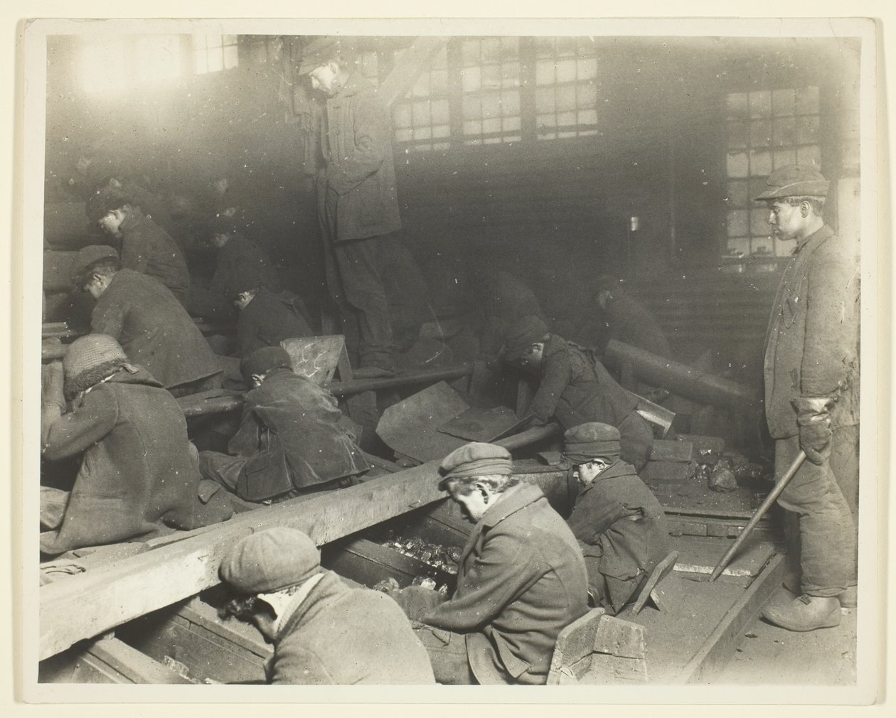 Pohled na dělníky v Ewen Breaker of Pennsylvania Coal Company od Lewis Wickes Hine