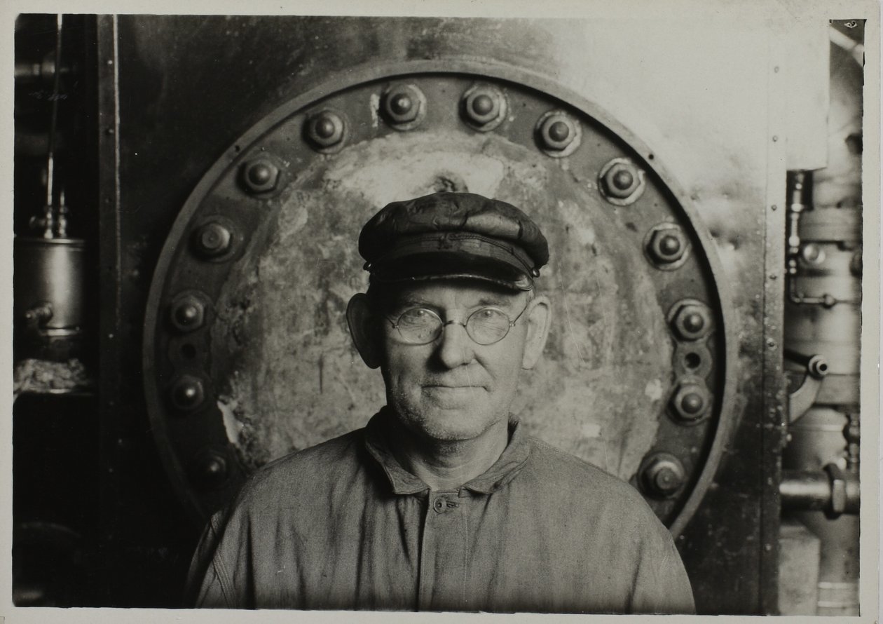 Šéf v Power House od Lewis Wickes Hine