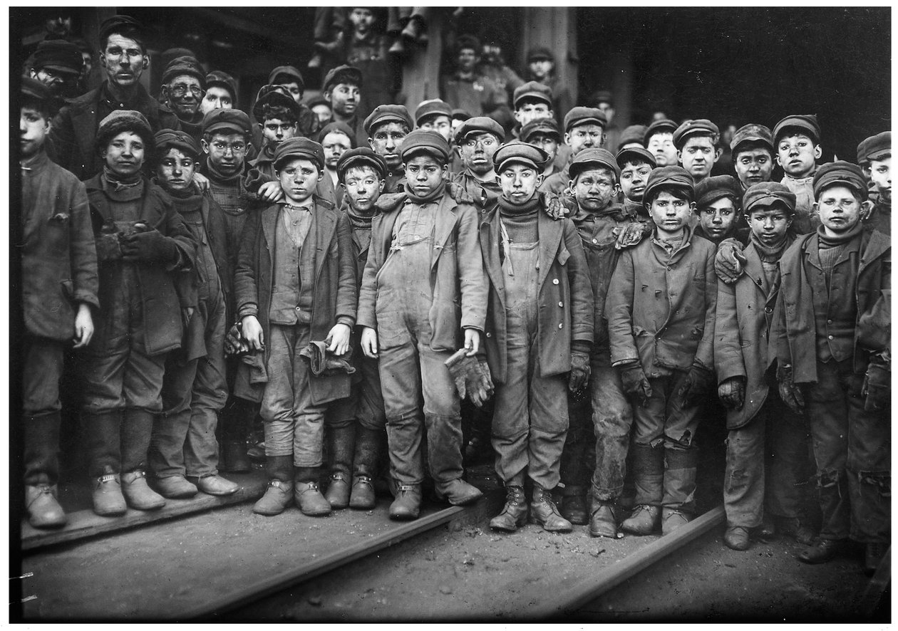 Breaker Boys Pittston PA c.1911 od Lewis Wickes Hine