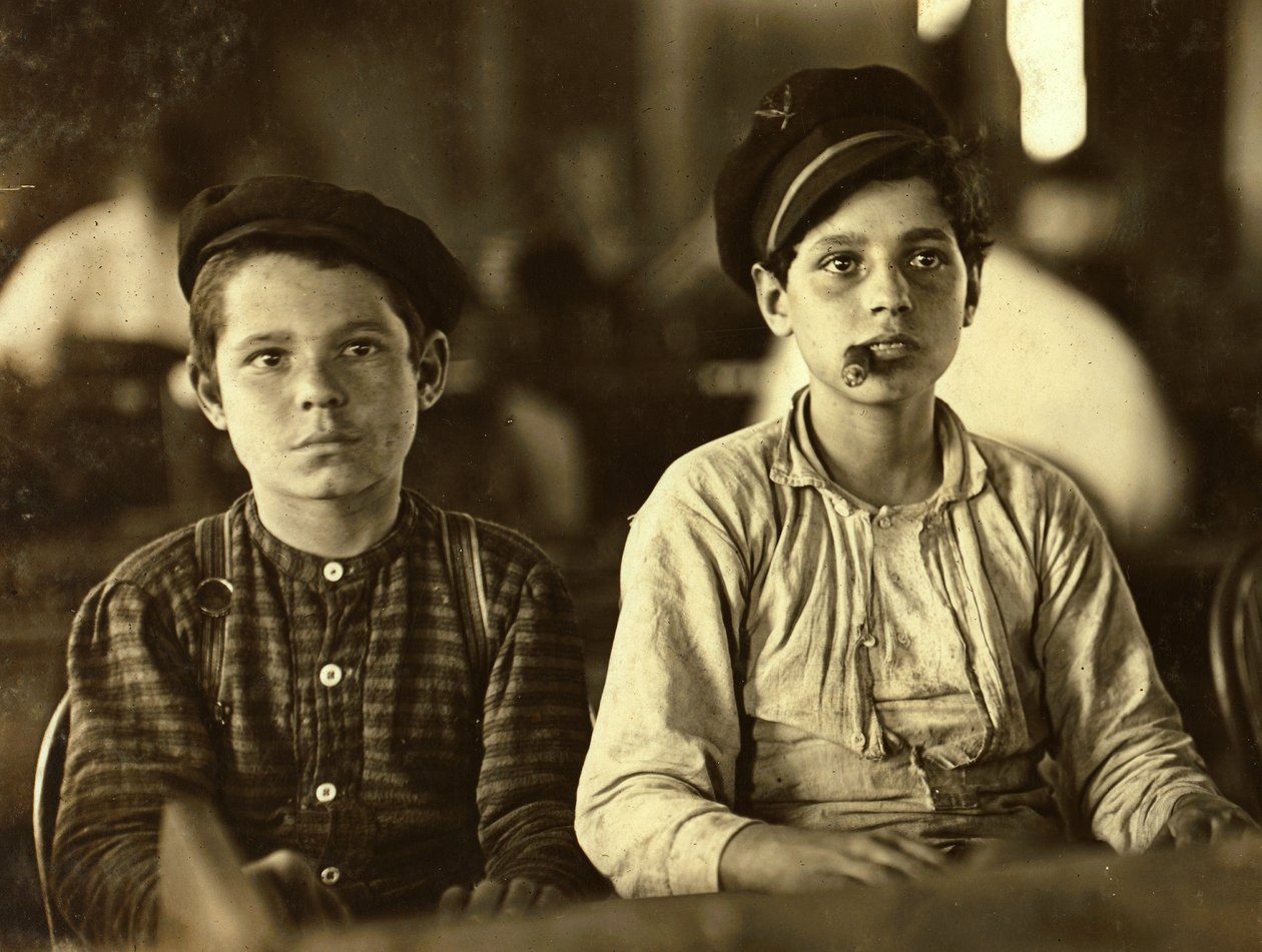 Výrobci doutníků, Tampa, Florida, 1909 od Lewis Wickes Hine