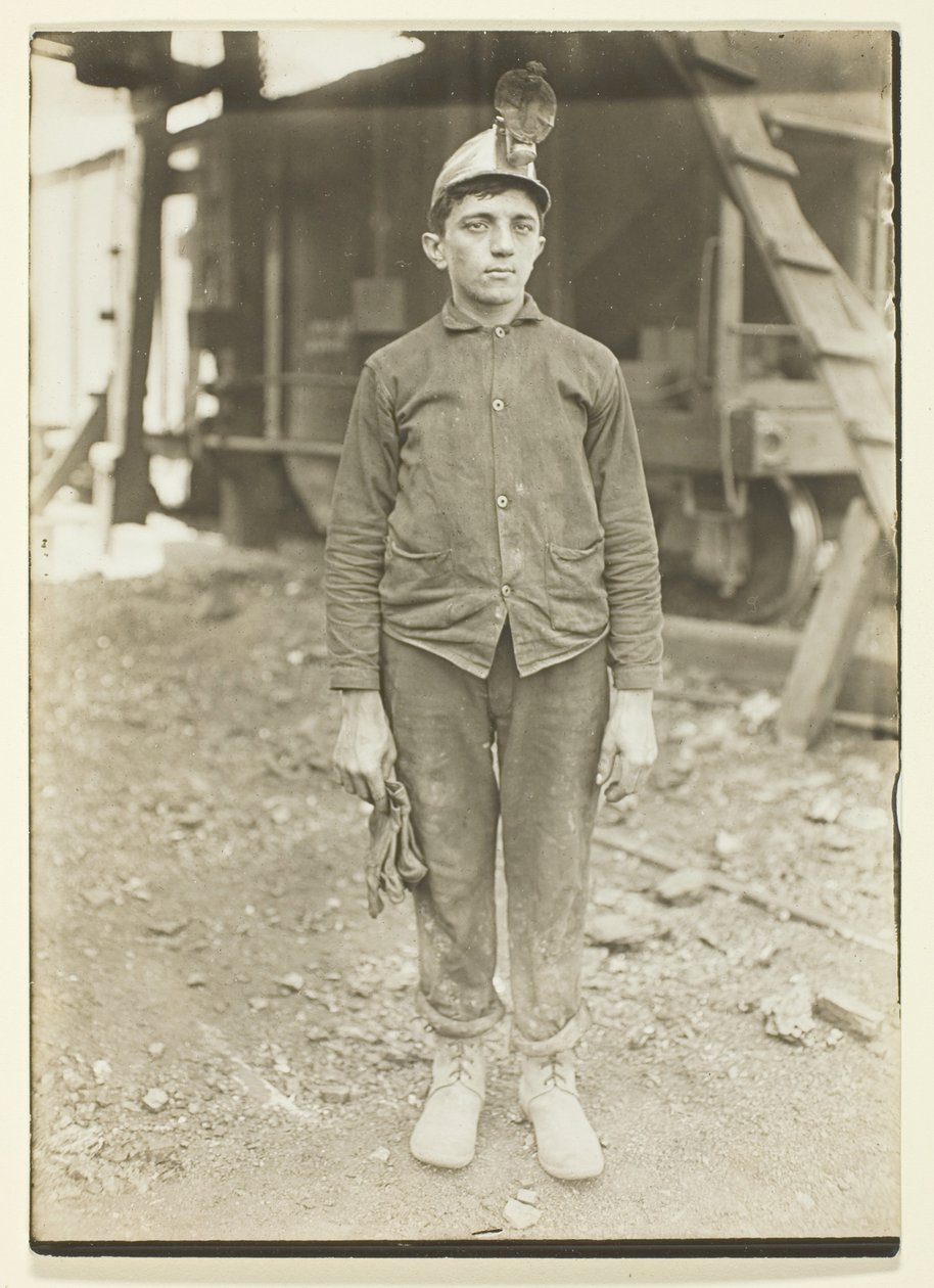 Řidič v pensylvánském uhelném dole od Lewis Wickes Hine