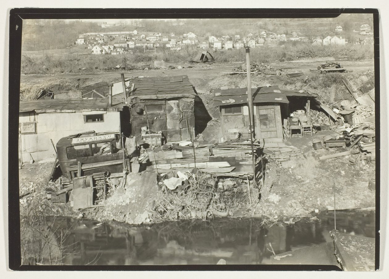 Obývací čtvrť "Out-Of-Works" v Pattersonu, New Jersey od Lewis Wickes Hine