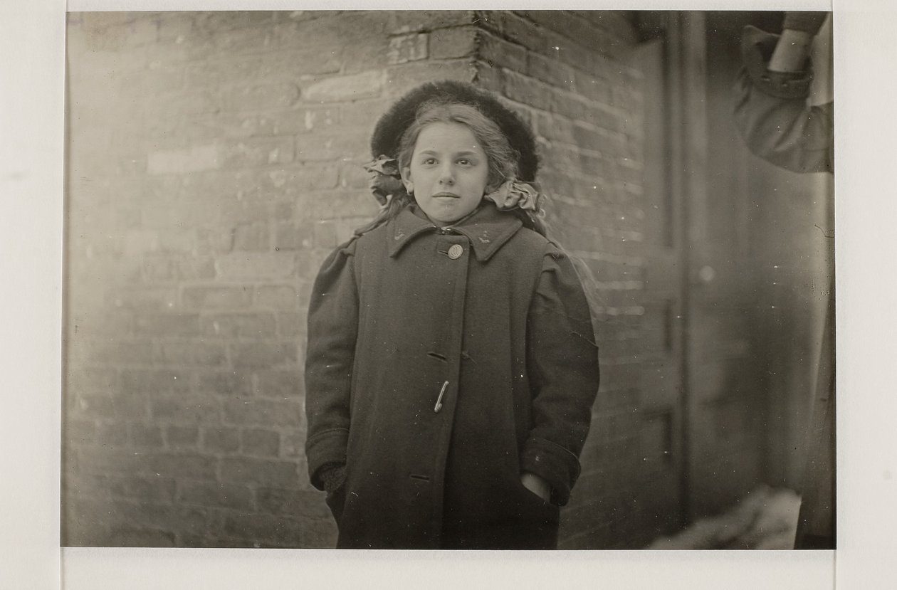 Mary Horn, Hartford, Connecticut, březen 1909 od Lewis Wickes Hine