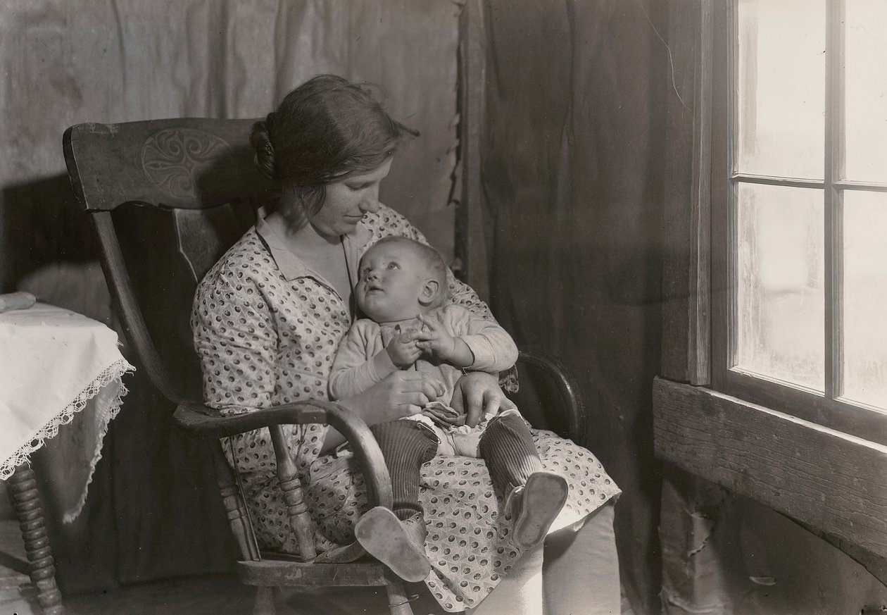 Oklahoma Madonna, (služba Červeného kříže pro sucho) od Lewis Wickes Hine