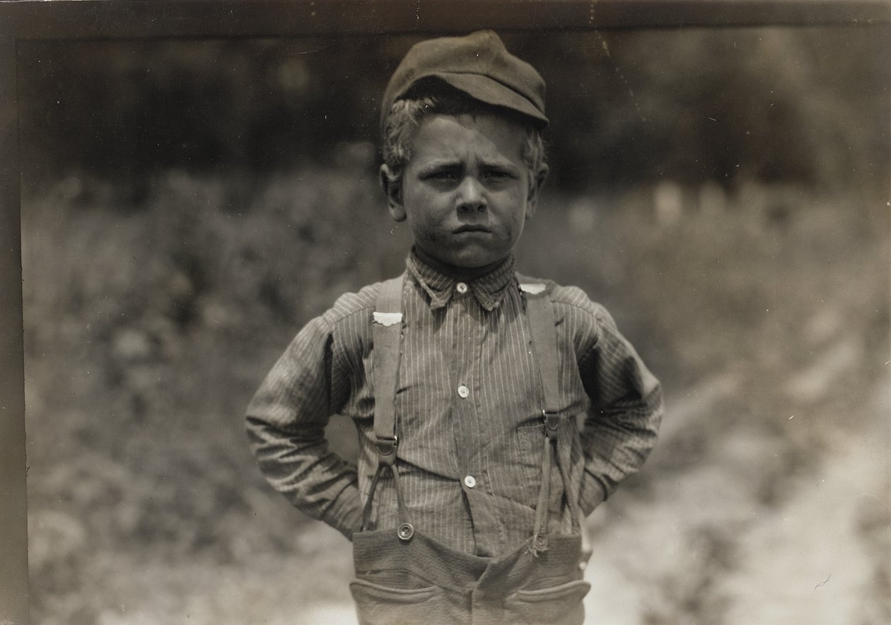 Venkovský zemědělský dělník, Nová Anglie od Lewis Wickes Hine