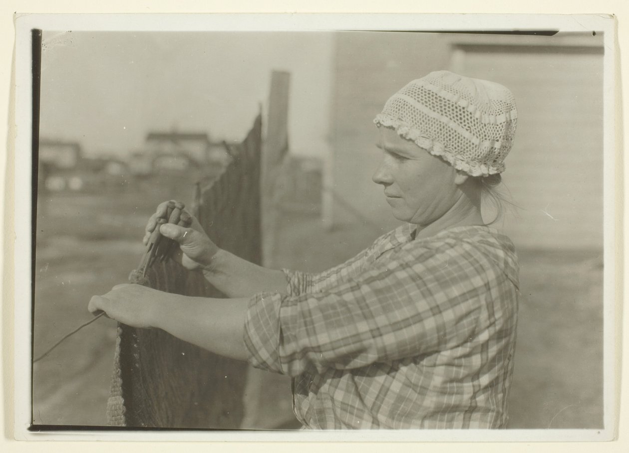 Žena slovanského horníka, New Dubois, Pennsylvania od Lewis Wickes Hine