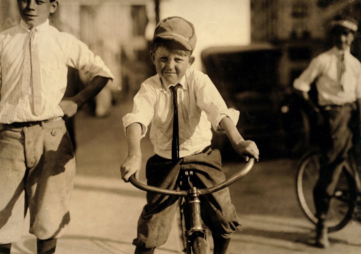 Western Union messenger boys, Houston, Texas, 1913 od Lewis Wickes Hine