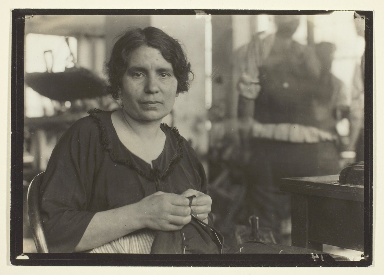 Oděvní dělnice od Lewis Wickes Hine