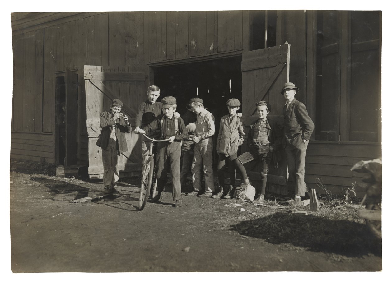 Továrna na lahve ve Woodbury od Lewis Wickes Hine