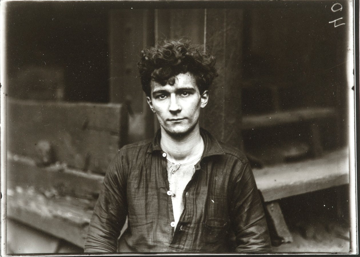 Mladý německý ocelář, Pittsburgh od Lewis Wickes Hine