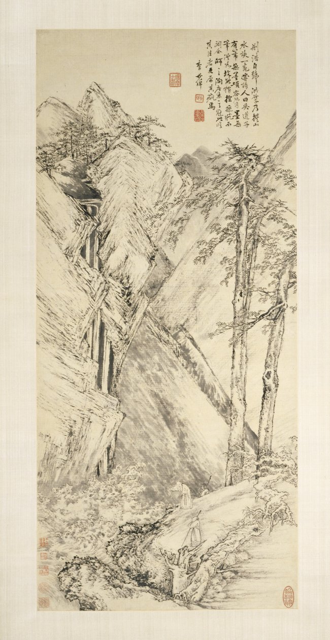 krajina po jin GH AO a guan tong, od. 1690-1770. od Li Shizhuo