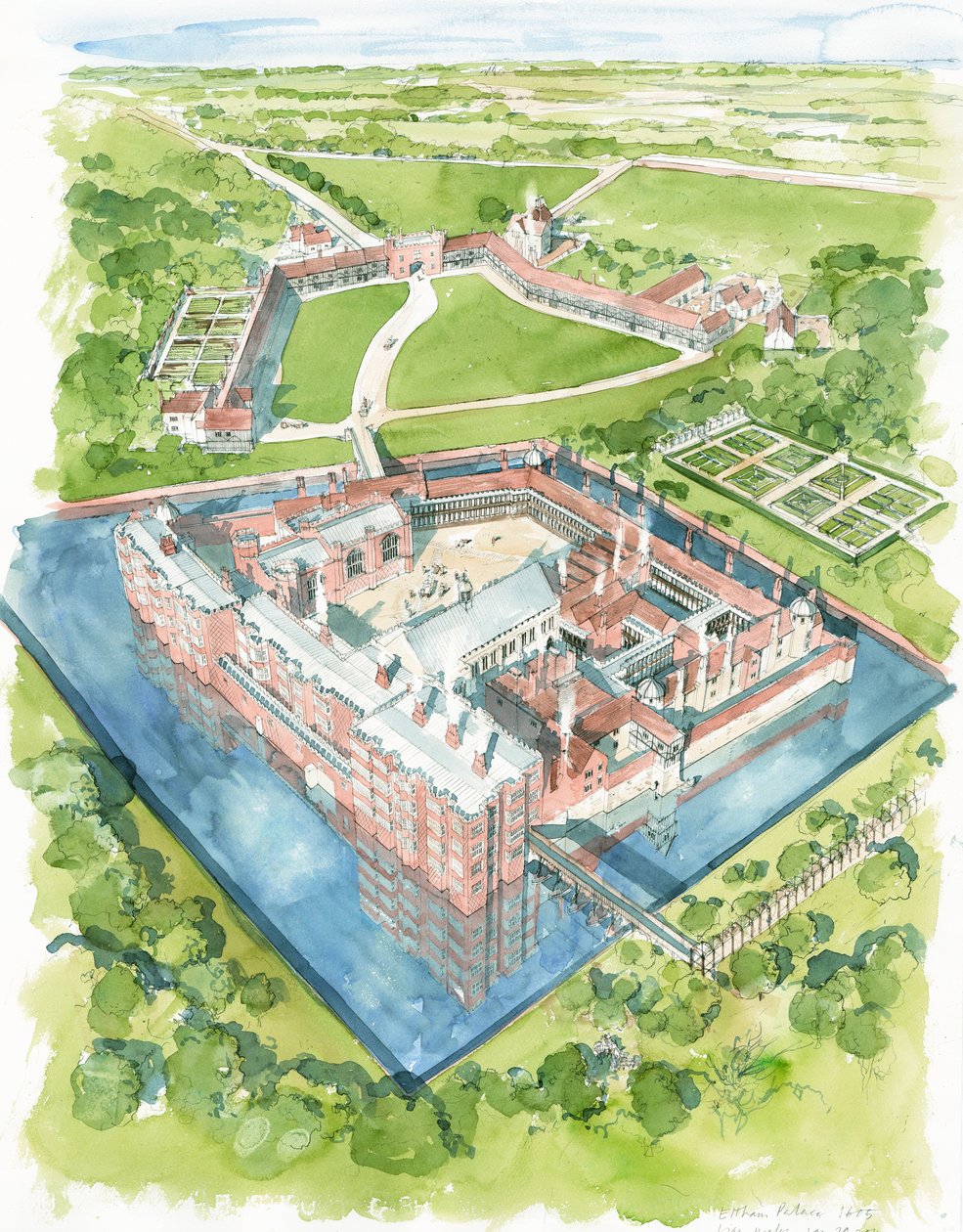 Elthamský palác, Greenwich, Londýn, c1604 c2011 od Liam Wales