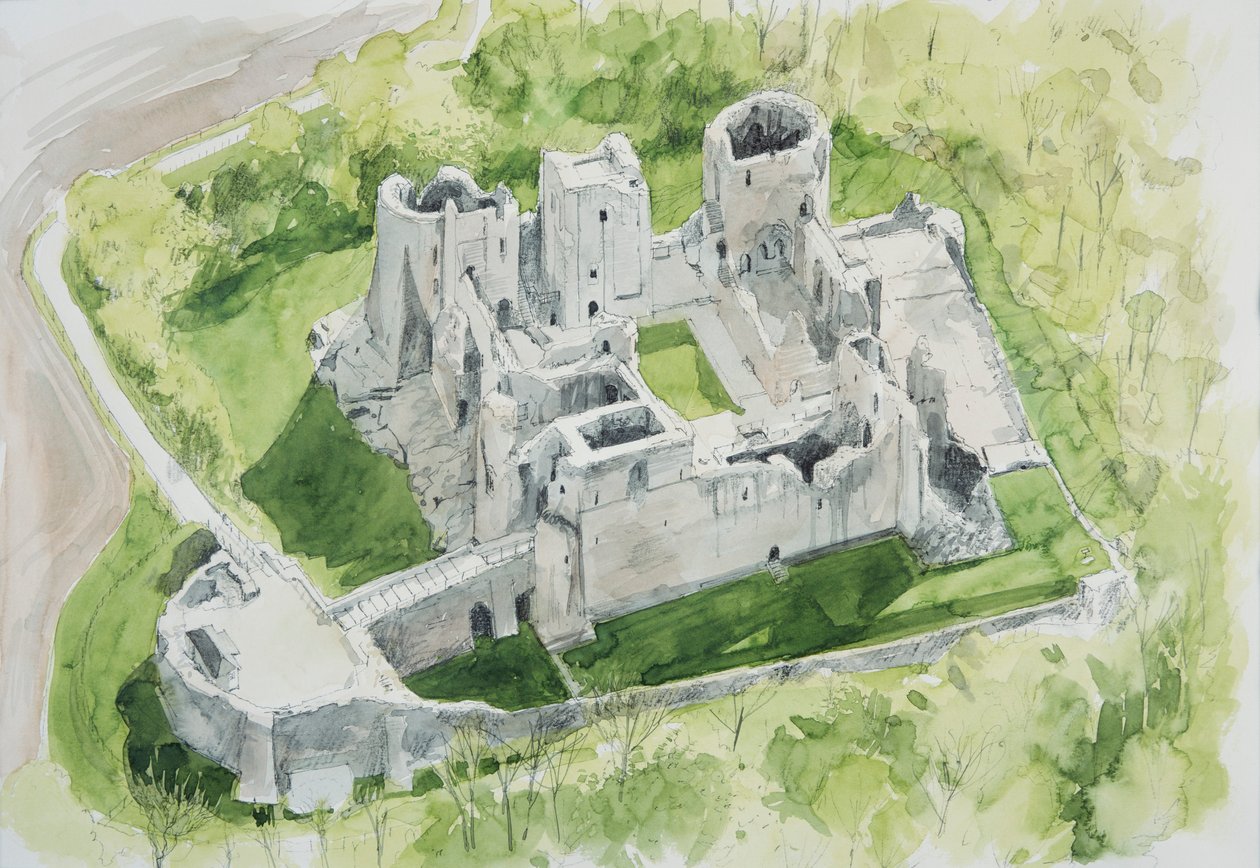 Hrad Goodrich, Herefordshire, c1994-c2005 od Liam Wales