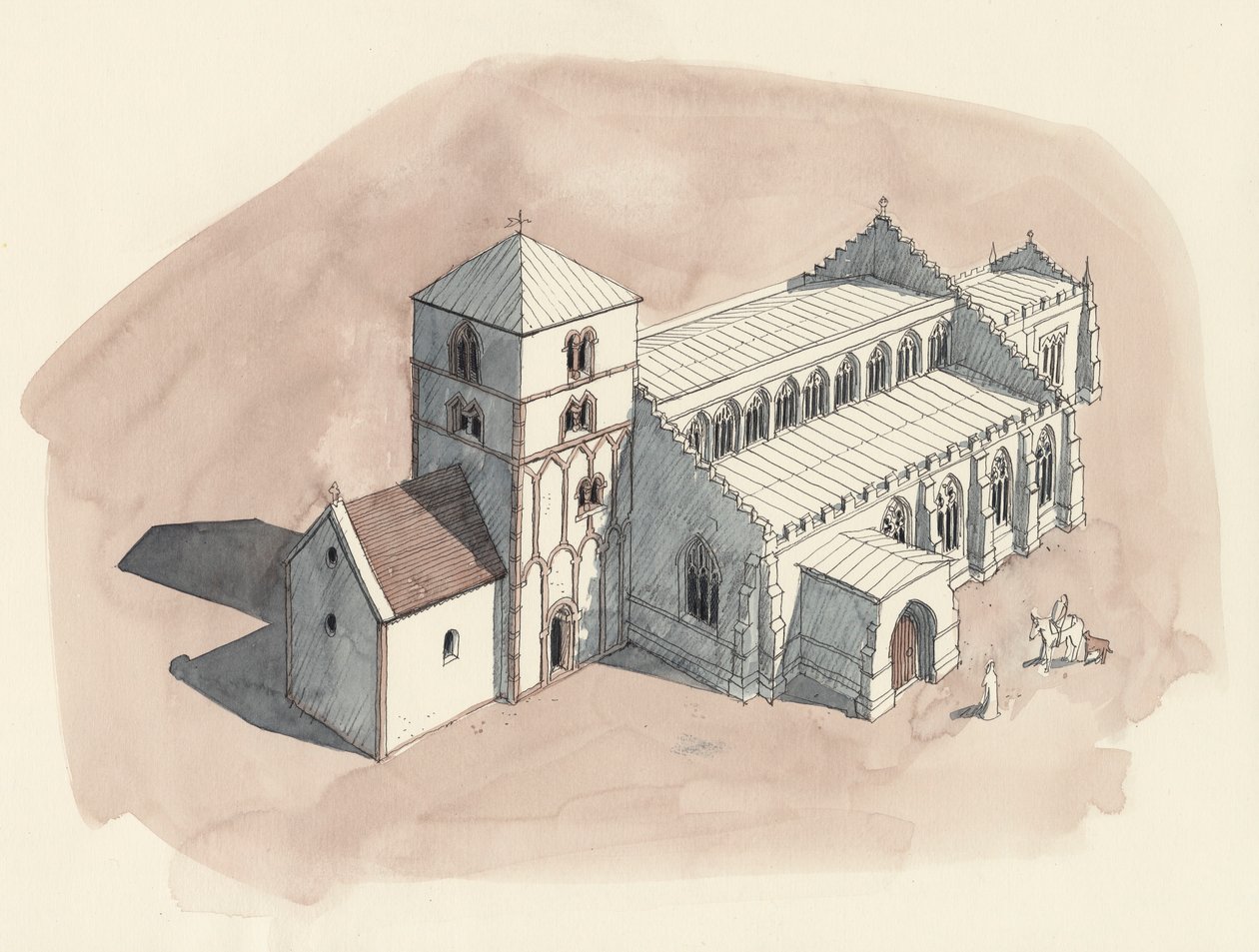 Kostel svatého Petra, Barton-upon-Humber, Lincolnshire od Liam Wales