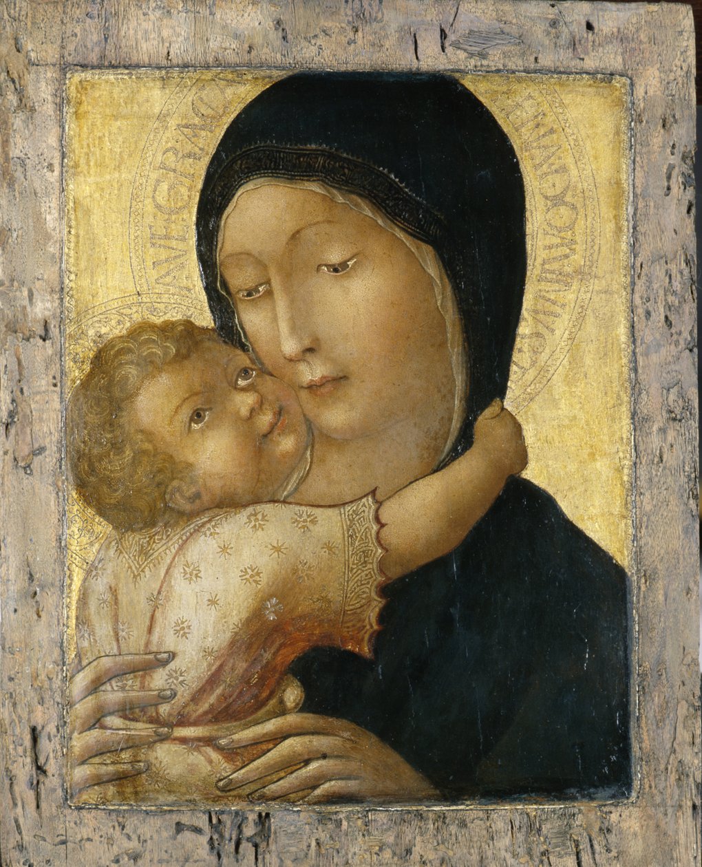 Madonna a dítě, cca 1470 (tempera na topolovém dřevě) od Liberale da Verona