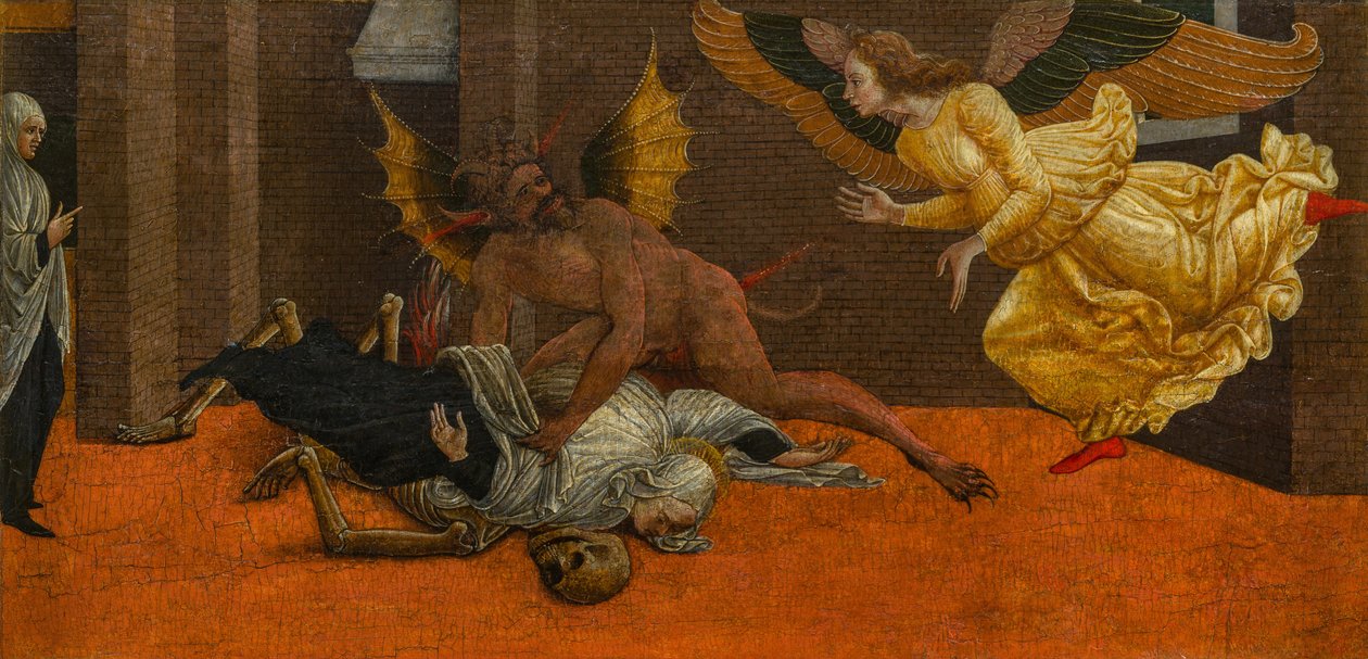 Svatá Františka Římská mučená satanem od Liberale da Verona