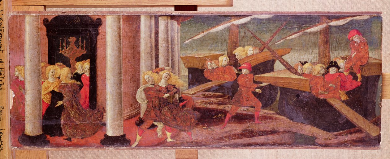 Únos Heleny, asi 1470 od Liberale da Verona
