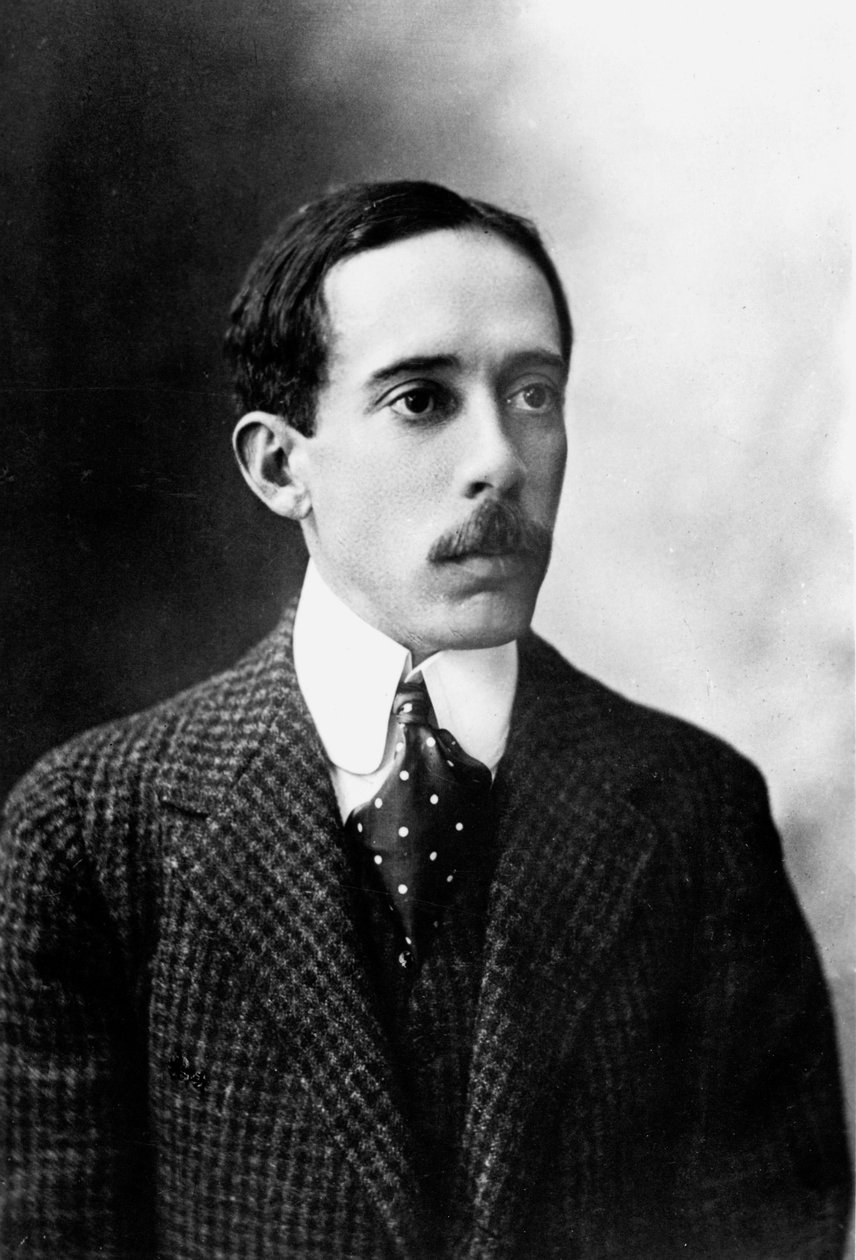 Alberto Santos-Dumont, brazilský průkopník létání, c 1900-1910 od Unbekannt Unbekannt