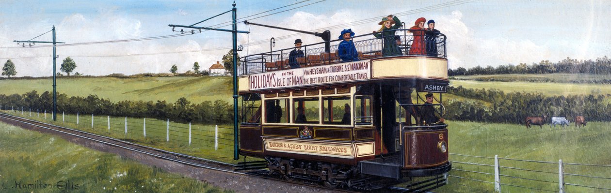 Elektrický vlak Burton & Ashby Light Railways od Unbekannt Unbekannt