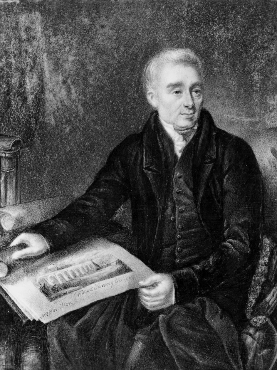 George Stephenson, železniční inženýr od Unbekannt Unbekannt