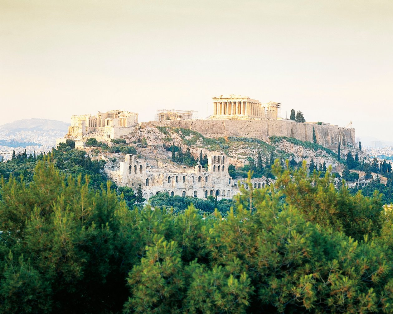 Řecko, Attika, Akropole v Aténách Parthenon od Unbekannt Unbekannt