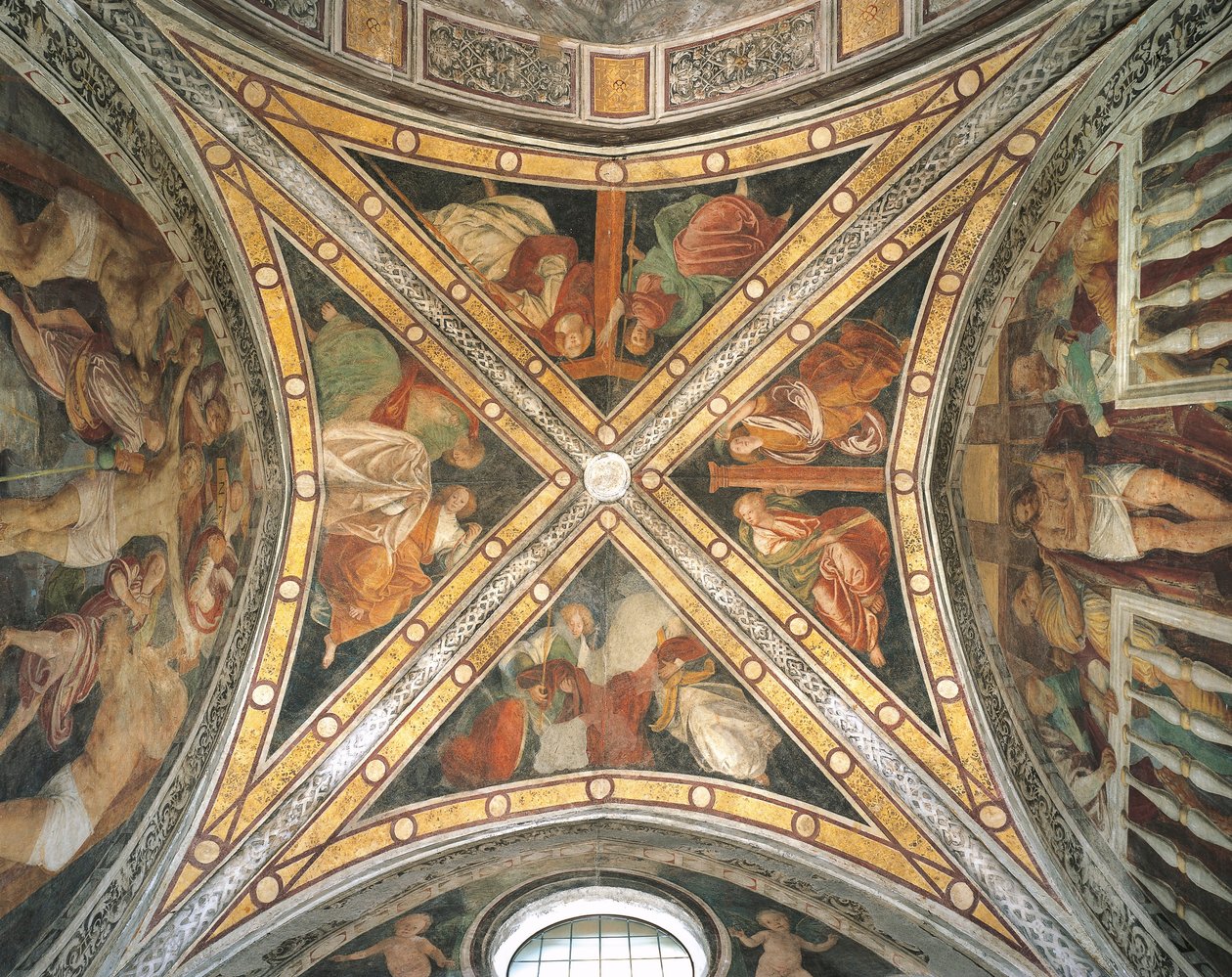 Italy, Lombardy Region, Milan, Chapel of Santa Corona vault in church of Santa Maria delle Grazie od Unbekannt Unbekannt