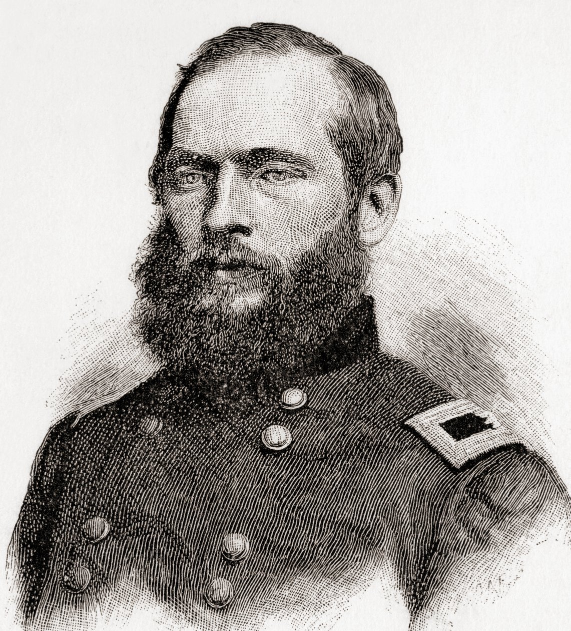 James Abram Garfield, z časopisu The Century Magazine, vydáno 1887 (rytina) od Unbekannt Unbekannt