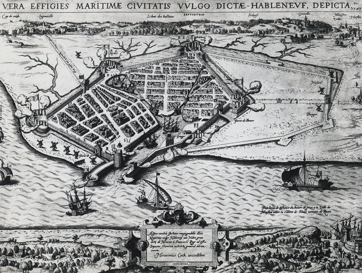 Mapa Le Havre od Unbekannt Unbekannt