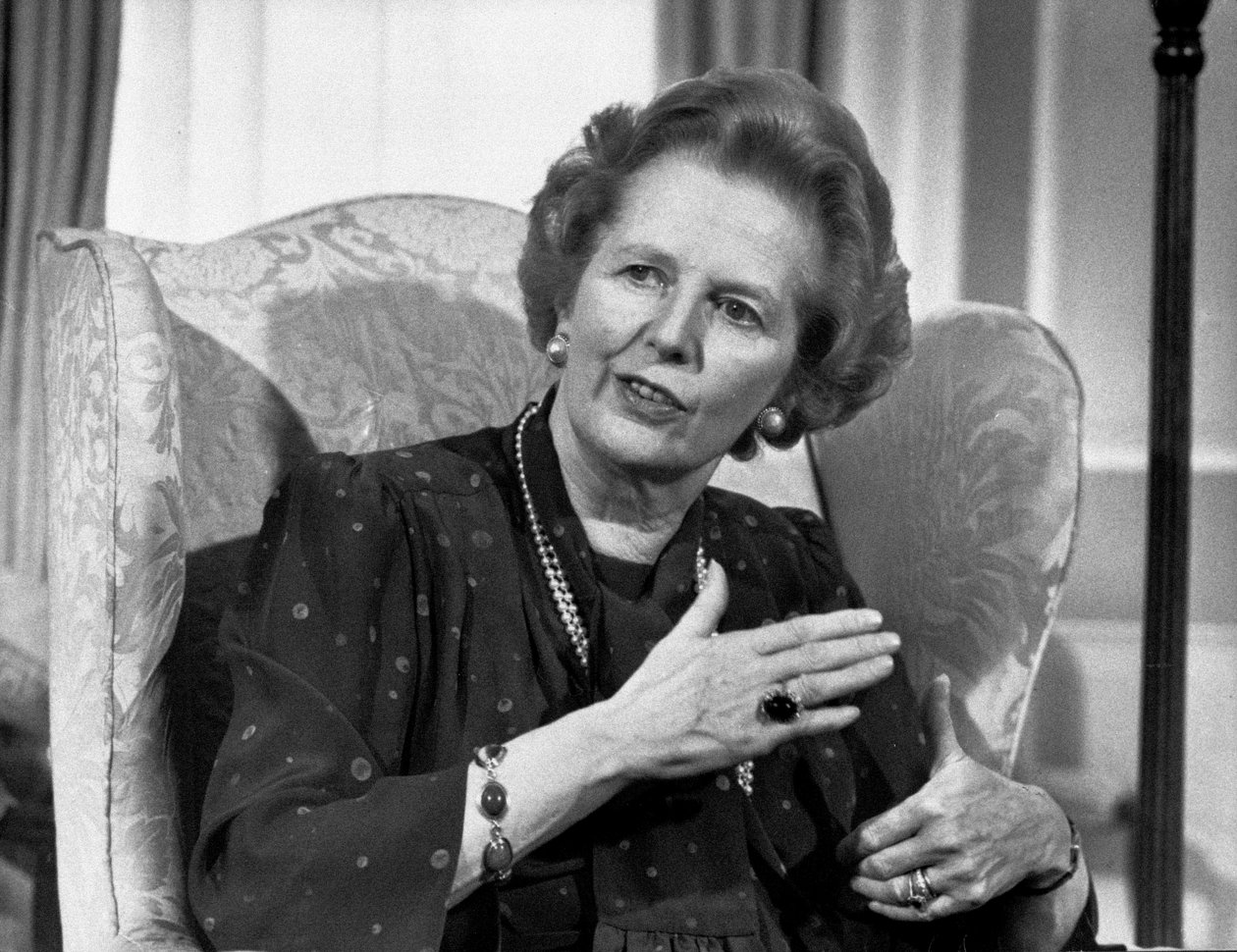 Margaret Thatcherová , britský politik, duben 1987 od Unbekannt Unbekannt