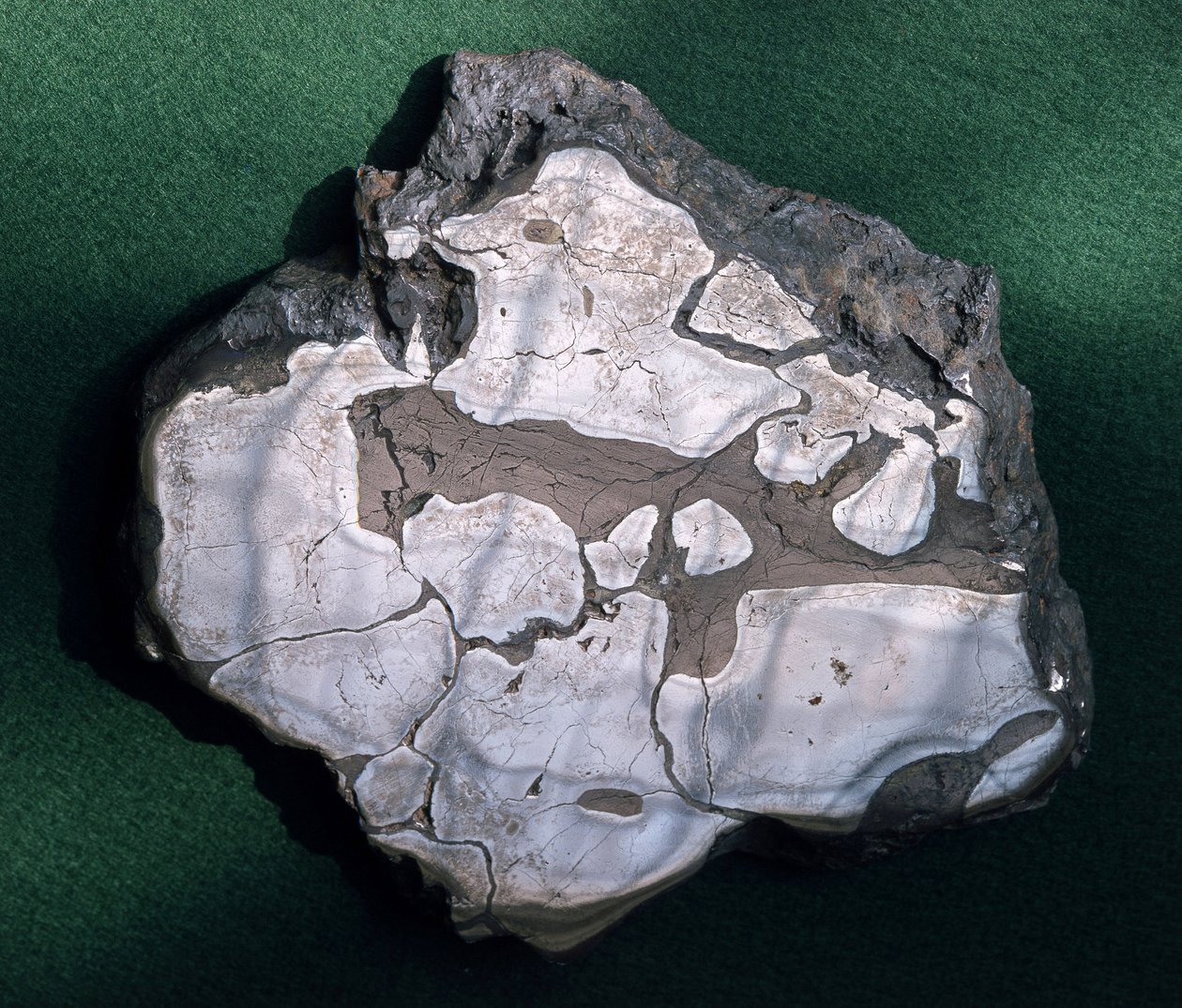 Meteorit, období neznámé - Muzeum přírodní historie, Paříž od Unbekannt Unbekannt