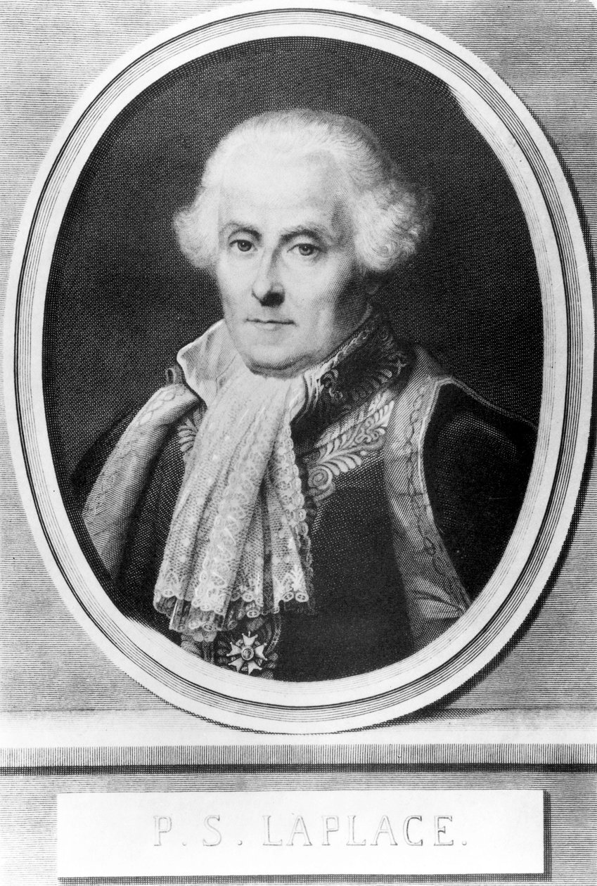 Pierre Simon, francouzský lékař, matematik a astronom, c 1800 od Unbekannt Unbekannt