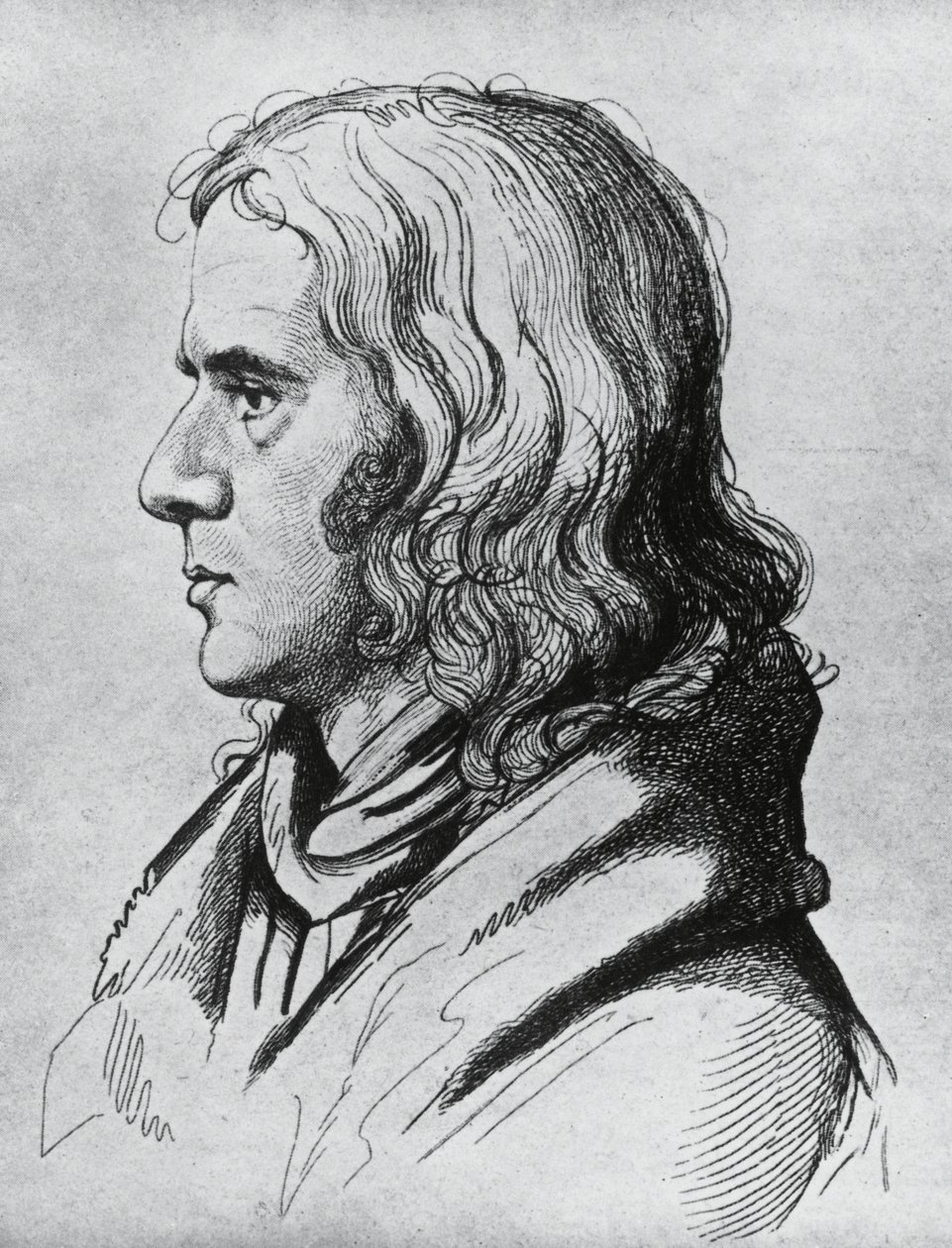 Portrét Adelberta von Chamisso (1781-1838), německý básník, spisovatel a botanik od Unbekannt Unbekannt