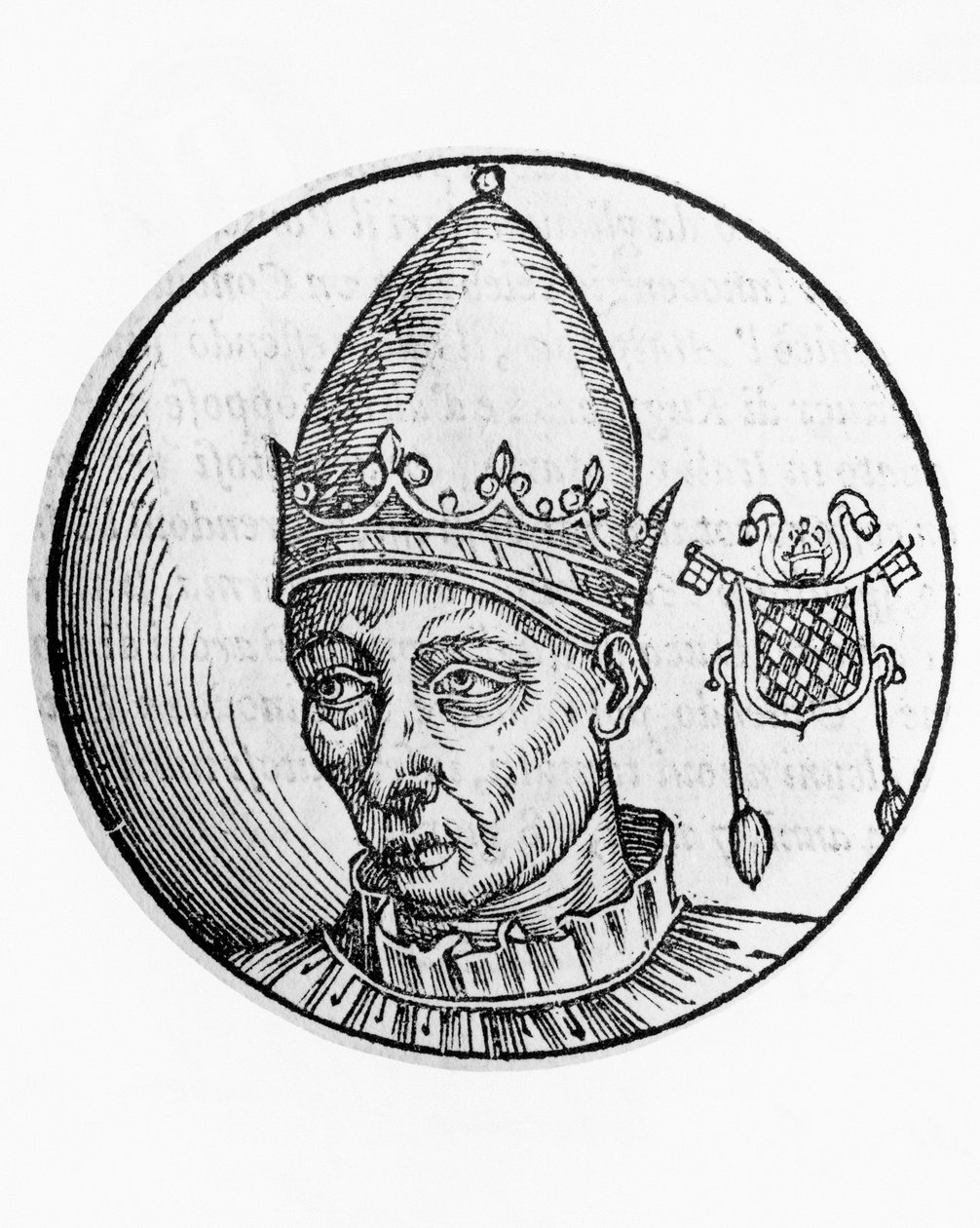 Portrét Celestina II (Guido Guelfuccio de Castello, zemřel 1144) od Unbekannt Unbekannt