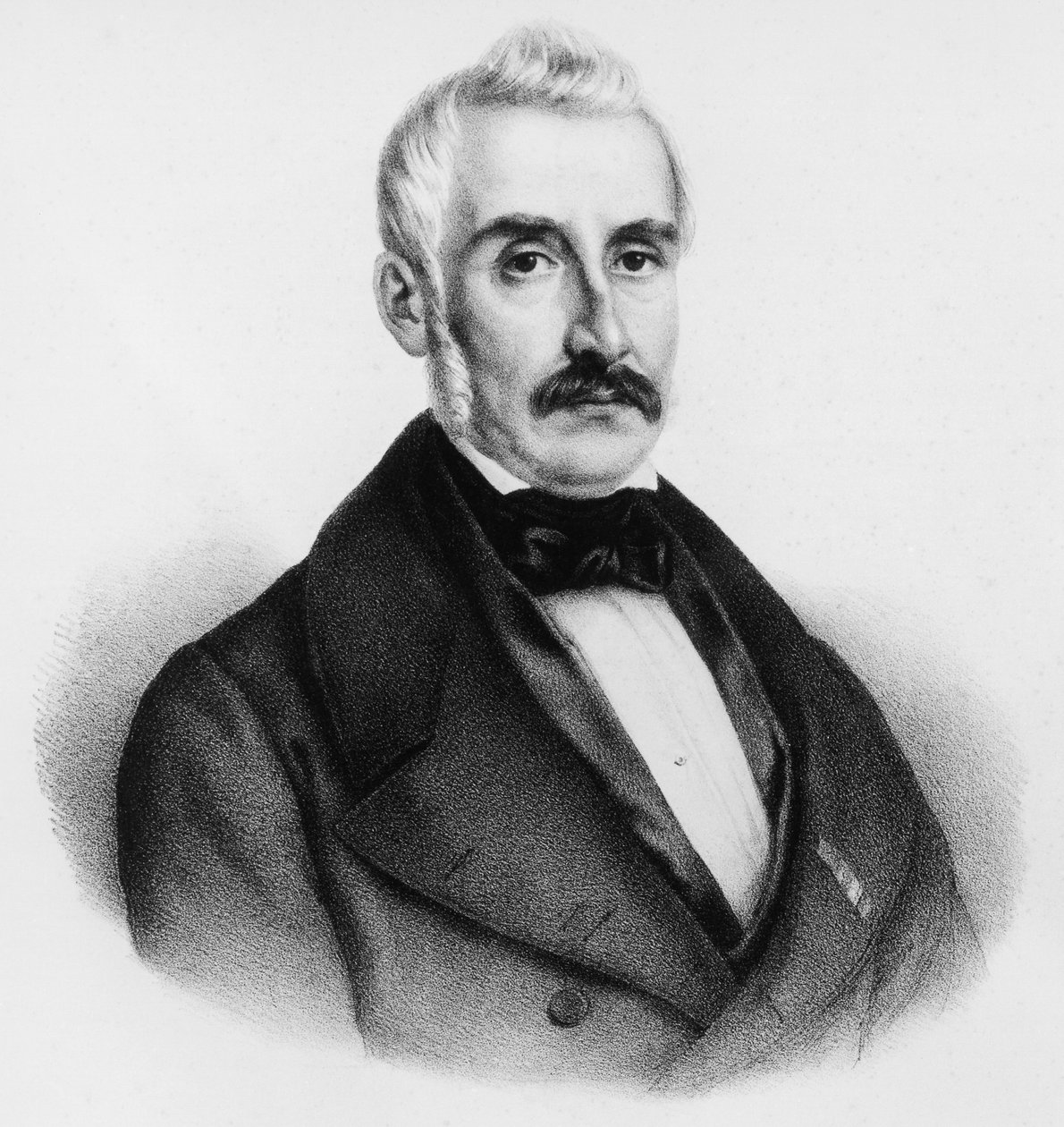 Portrét hraběte Giovanni Baldasseroniho (1795-1876), italského politika a posledního premiéra Toskánska, rytina od Unbekannt Unbekannt