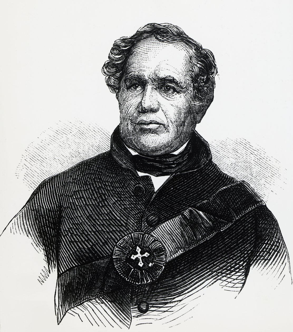 Portrét Eleazara Williamse (1788-1858), anglikánského pastora, podvodně prohlašovaného za ztraceného dauphina z Francie, rytina od Unbekannt Unbekannt