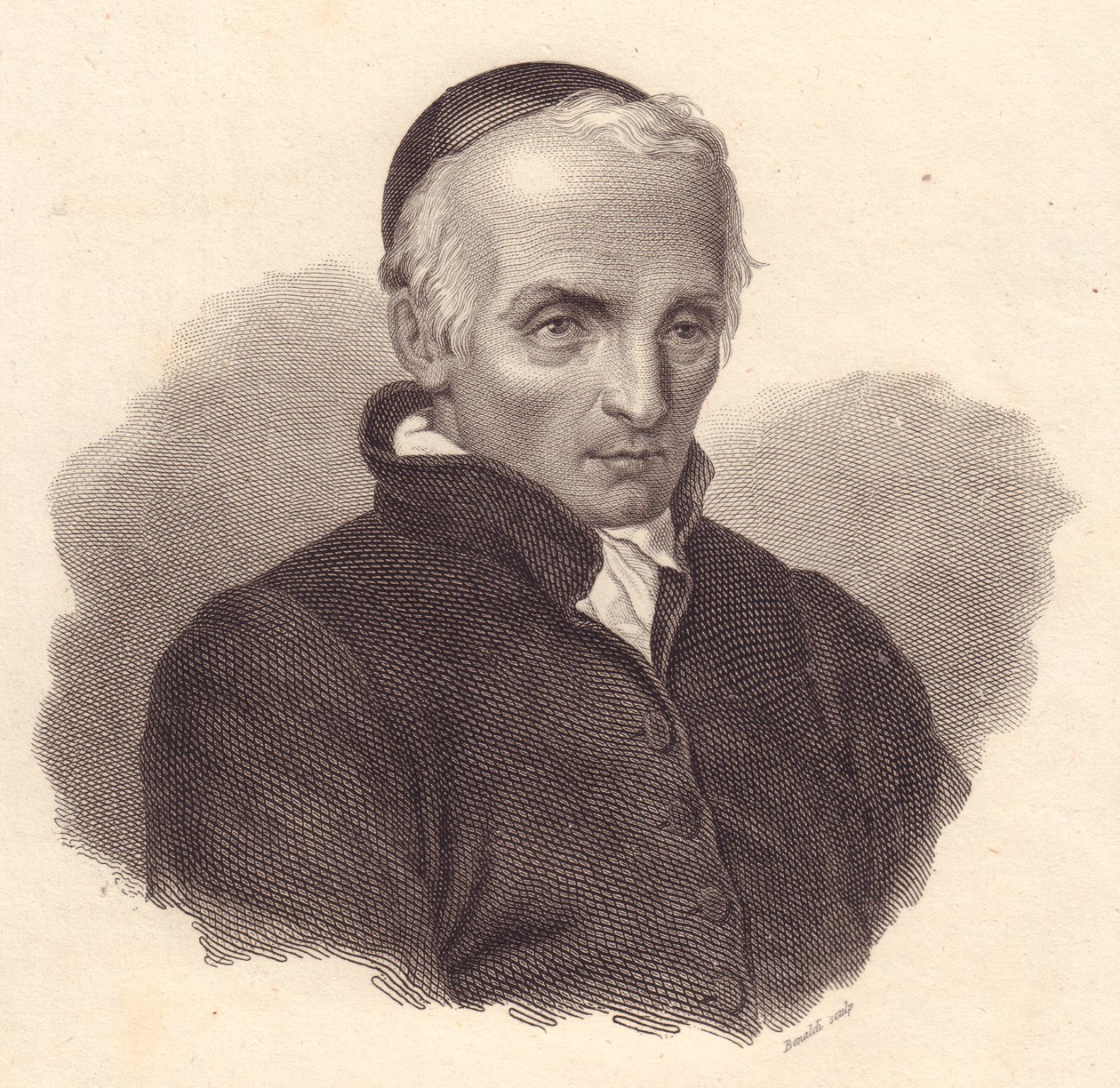 Portrét italského řeholníka a teologa Ottavia Giovanni Battisty Assarottiho (1753-1829), mědirytina od Bonaldiho od Unbekannt Unbekannt
