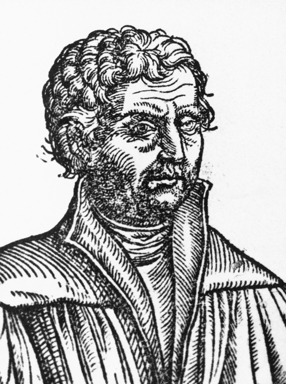 Portrét Johannese Reuchlina (1455-1522), německého filozofa a humanisty, rytina od Unbekannt Unbekannt