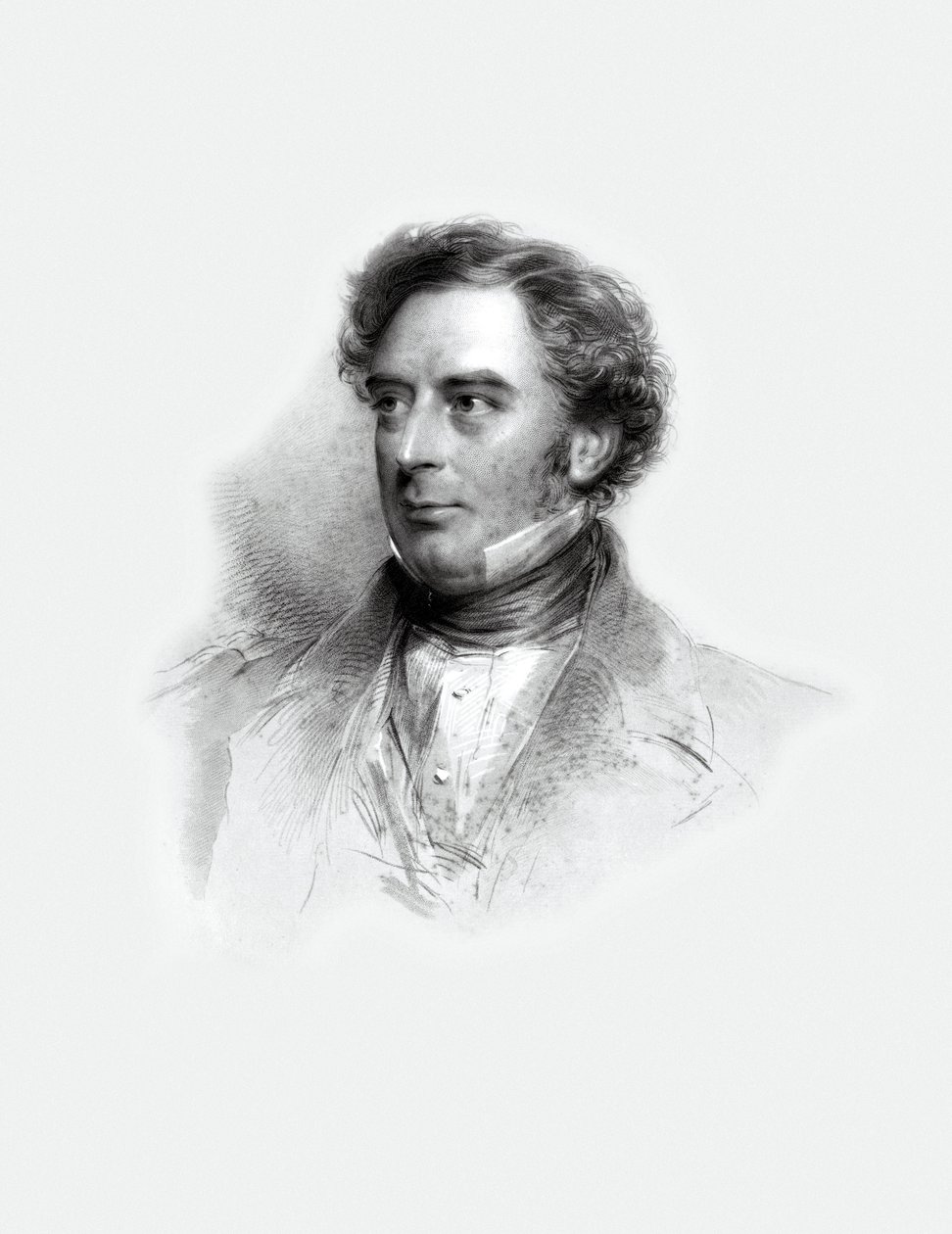 Robert Stephenson , anglický strojní a stavební inženýr, c 1830-1839 od Unbekannt Unbekannt