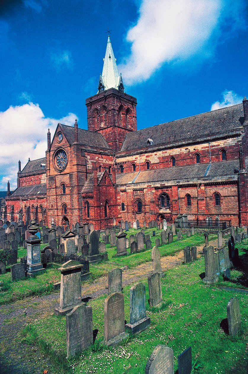 Saint Magnus Cathedral, Kirkwall, Mainland, Orknejské ostrovy, Skotsko, Velká Británie od Unbekannt Unbekannt