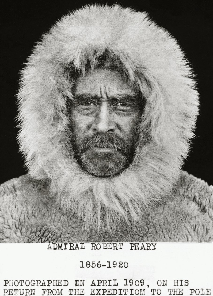 Americký průzkumník Robert Edwin Peary (1856-1920) vyfotografoval v dubnu 1909 při návratu z expedice na severní pól od Unbekannt Unbekannt