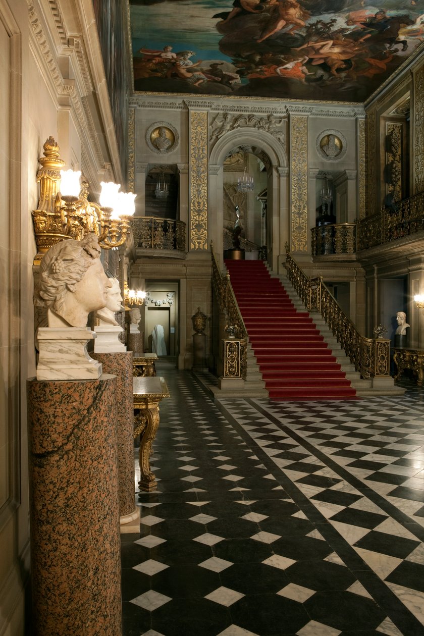 Malovaný sál. Chatsworth House, Derbyshire (foto) od Unbekannt Unbekannt