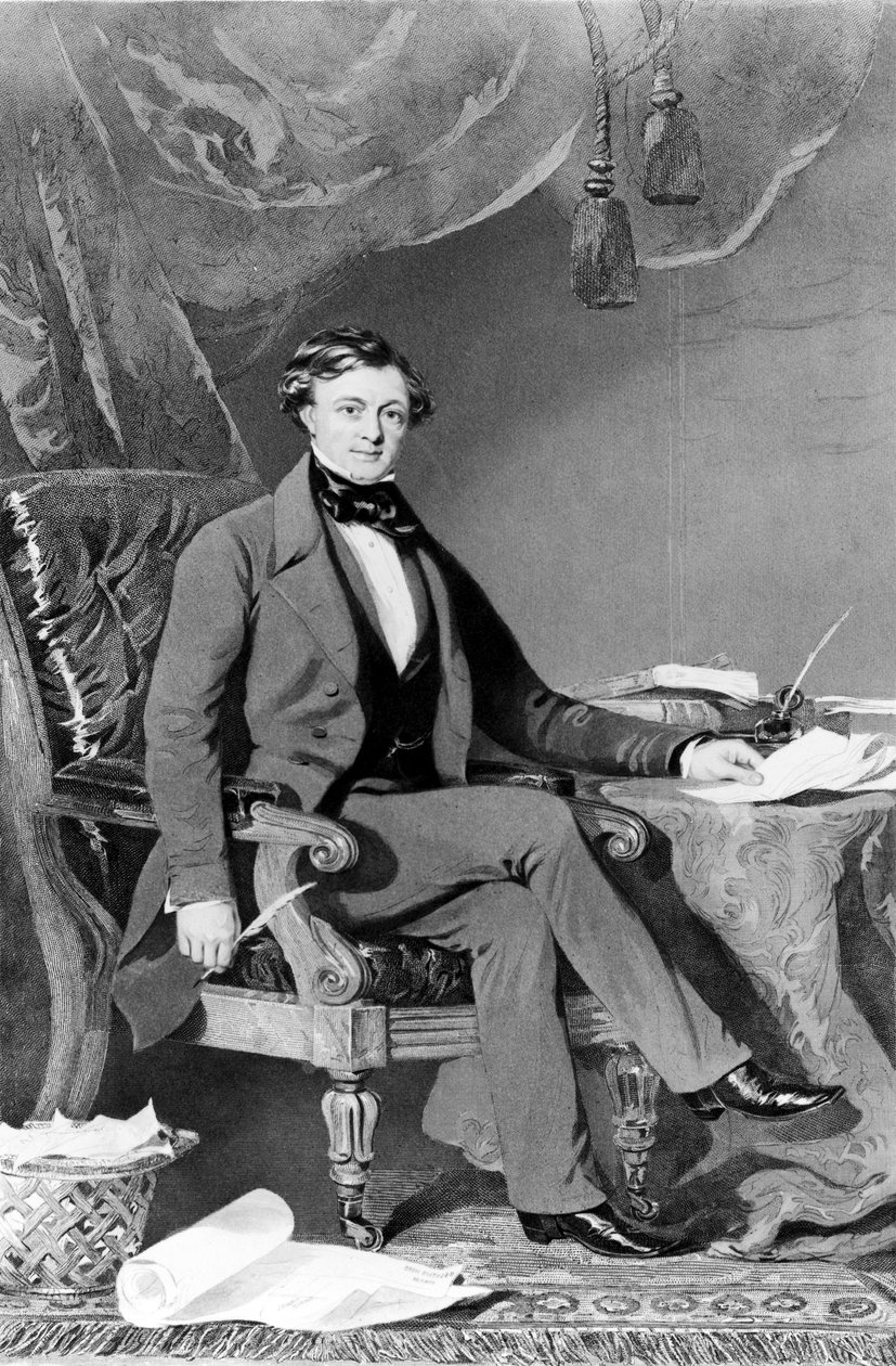 Thomas Brassey, britský železniční dodavatel a inženýr, c 1830s od Unbekannt Unbekannt